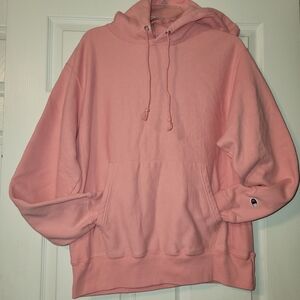 Champion Reverse Weave Sweatshirt Women's Size Medium Light Pink